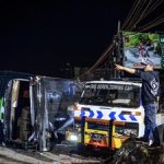 kecelakaan bus siswa SMK di Subang