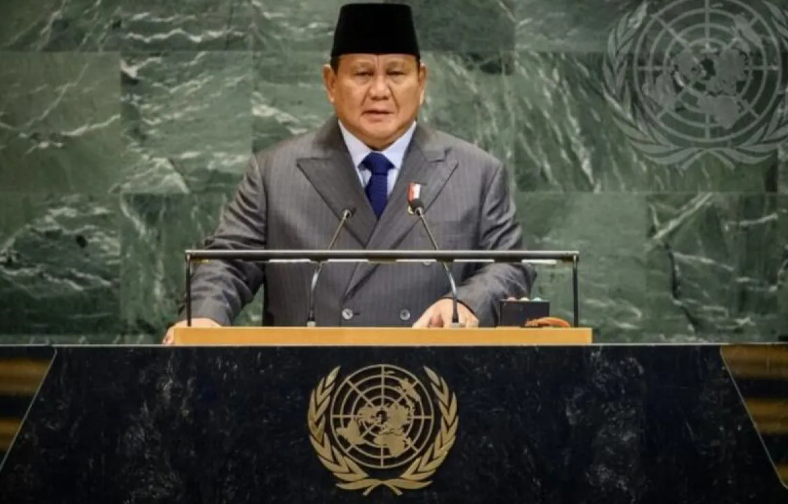 Prabowo dalam acara KTT Palestina
