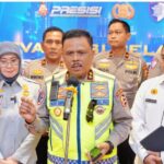 Kakorlantas Polri pada Rapat Evaluasi Regident dan Rakernis Gakkum 2025