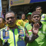 Kakorlantas Menyapa Driver Ojol Kamtibmas Polda Kaltim, Pererat Sinergi