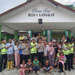 Korlantas kirim bantuan ke Langkat